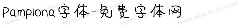 Pamplona字体字体转换