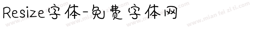 Resize字体字体转换