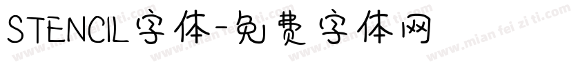 STENCIL字体字体转换