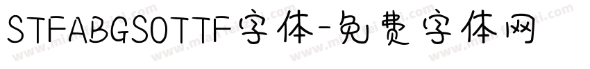 STFABGSOTTF字体字体转换