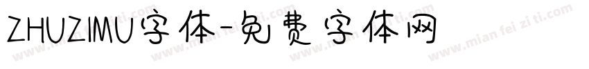 ZHUZIMU字体字体转换