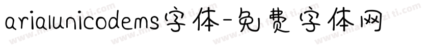 arialunicodems字体字体转换