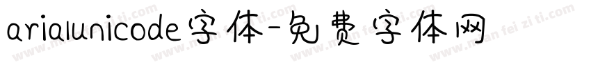 arialunicode字体字体转换