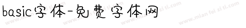 basic字体字体转换
