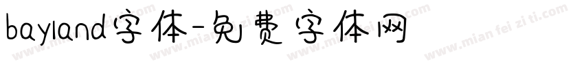 bayland字体字体转换