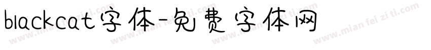 blackcat字体字体转换