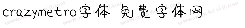 crazymetro字体字体转换
