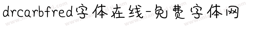 drcarbfred字体在线字体转换
