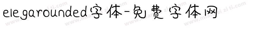 elegarounded字体字体转换