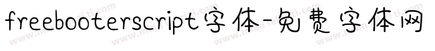 freebooterscript字体字体转换