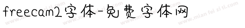 freecam2字体字体转换