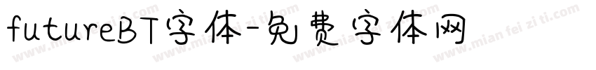 futureBT字体字体转换