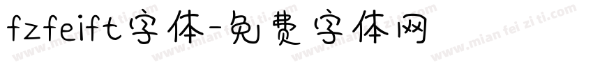 fzfeift字体字体转换