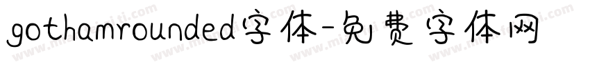 gothamrounded字体字体转换