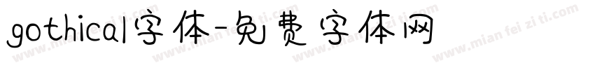 gothica1字体字体转换
