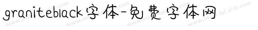 graniteblack字体字体转换