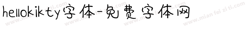 hellokikty字体字体转换