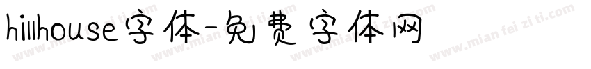 hillhouse字体字体转换