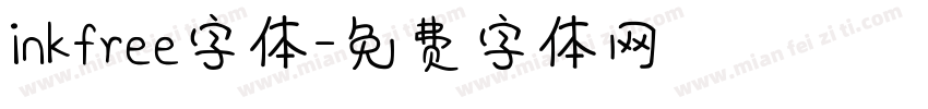 inkfree字体字体转换