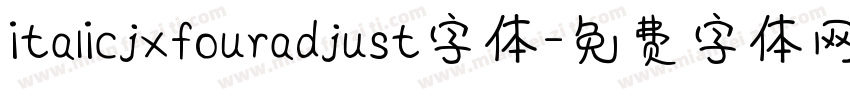 italicjxfouradjust字体字体转换