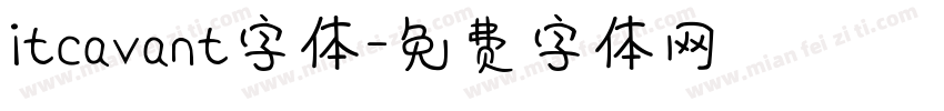 itcavant字体字体转换