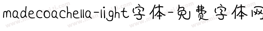 madecoachella-light字体字体转换
