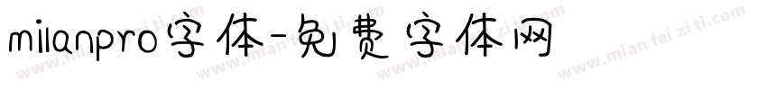 milanpro字体字体转换
