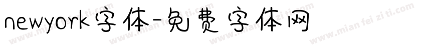newyork字体字体转换