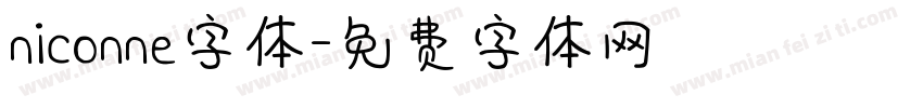 niconne字体字体转换