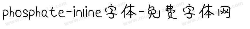 phosphate-inline字体字体转换