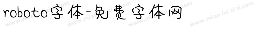 roboto字体字体转换