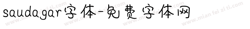 saudagar字体字体转换