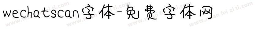 wechatscan字体字体转换