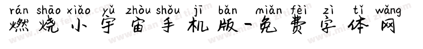 燃烧小宇宙手机版字体转换