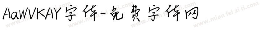 AaWVKAY字体字体转换