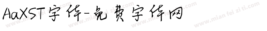 AaXST字体字体转换