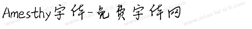 Amesthy字体字体转换