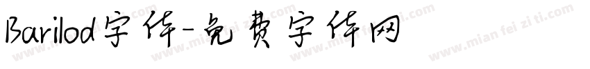 Barilod字体字体转换