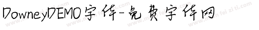 DowneyDEMO字体字体转换