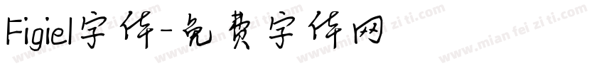 Figiel字体字体转换