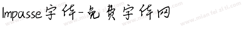 Impasse字体字体转换