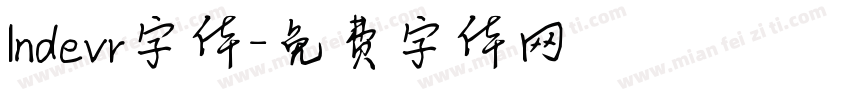 Indevr字体字体转换