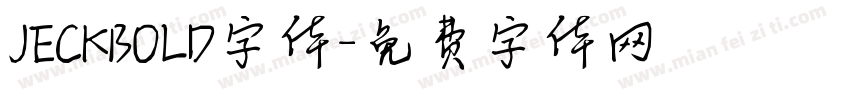 JECKBOLD字体字体转换