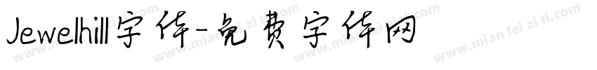 Jewelhill字体字体转换