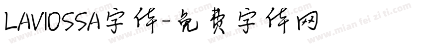 LAVIOSSA字体字体转换