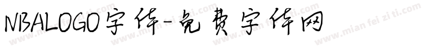 NBALOGO字体字体转换
