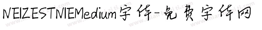 NEIZESTNIEMedium字体字体转换