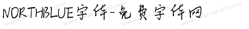 NORTHBLUE字体字体转换