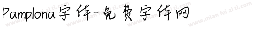 Pamplona字体字体转换