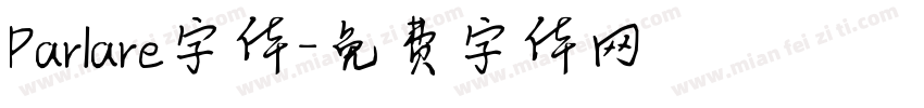 Parlare字体字体转换